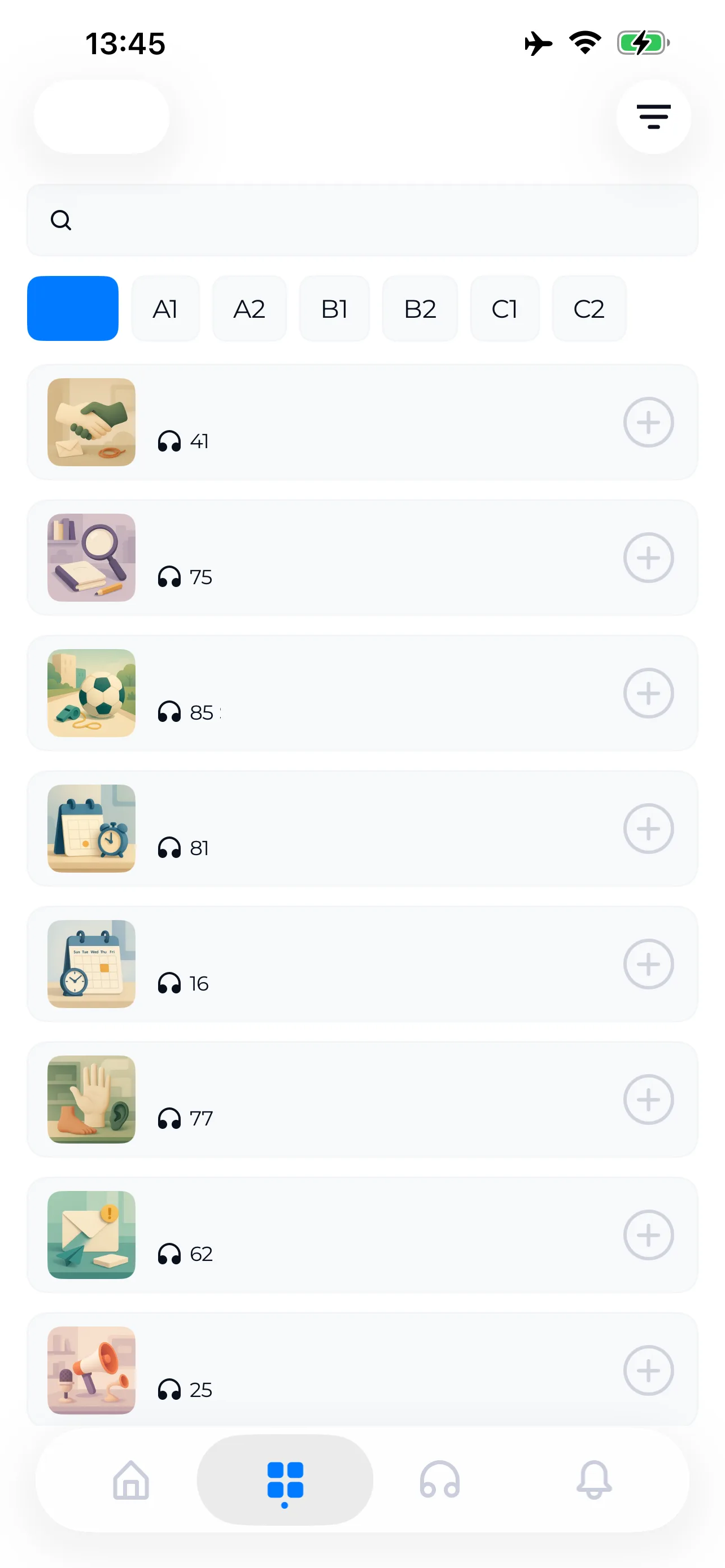 Playli list discovery screen